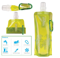 New From Squeezyball – Foldable water bottles