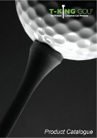 New Plain Cover Online Corporate Golf Brochure From T-King Golf New Plain Cover Online Corporate Golf Brochure From T-King Golf
