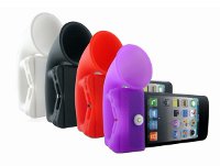 Silicone Stand & Horn for iPhone 4G Silicone Stand & Horn for iPhone 4G