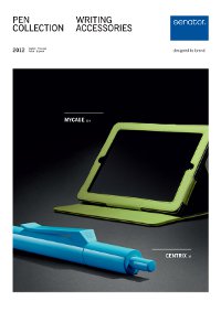 Senator unveils new style carbon neutral and PEFC certified catalogue for 2012 Senator unveils new style carbon neutral and PEFC certified catalogue for 2012
